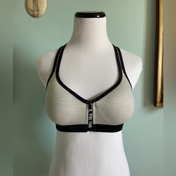 Victoria’s Secret Ultimate Push Up front zip sports bra size Small - Picture 4 of 8